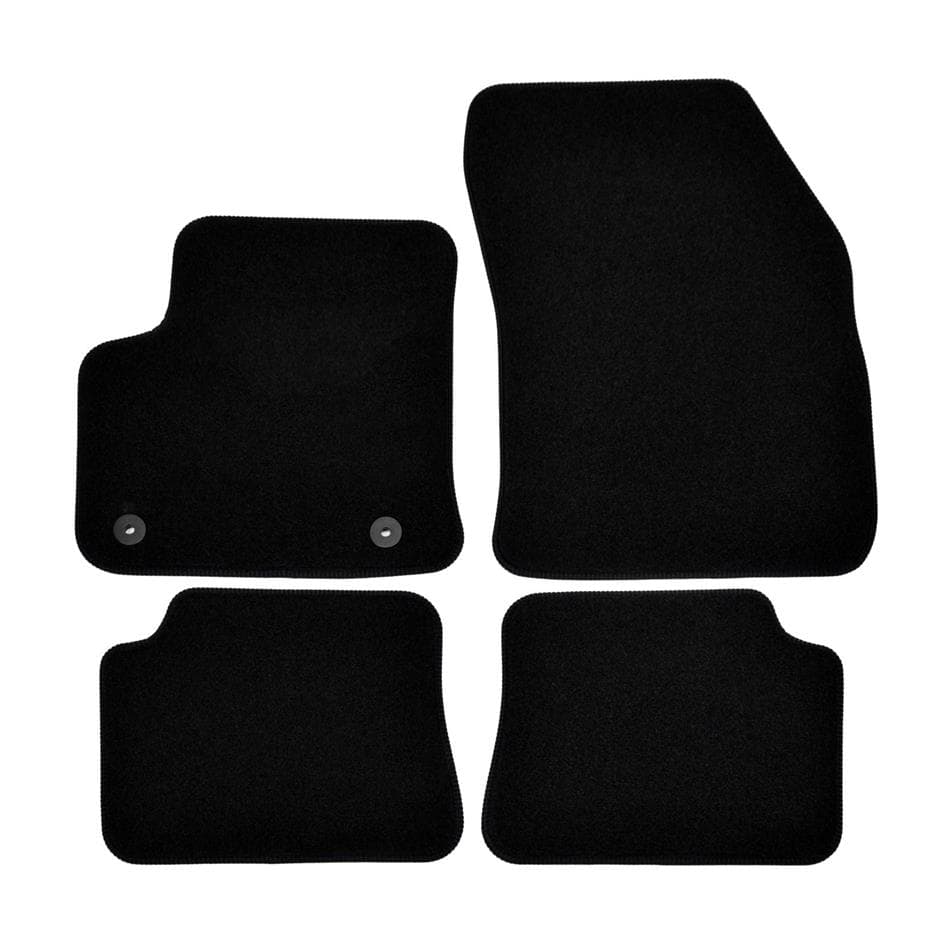 Premium black velúrové autokoberce Opel