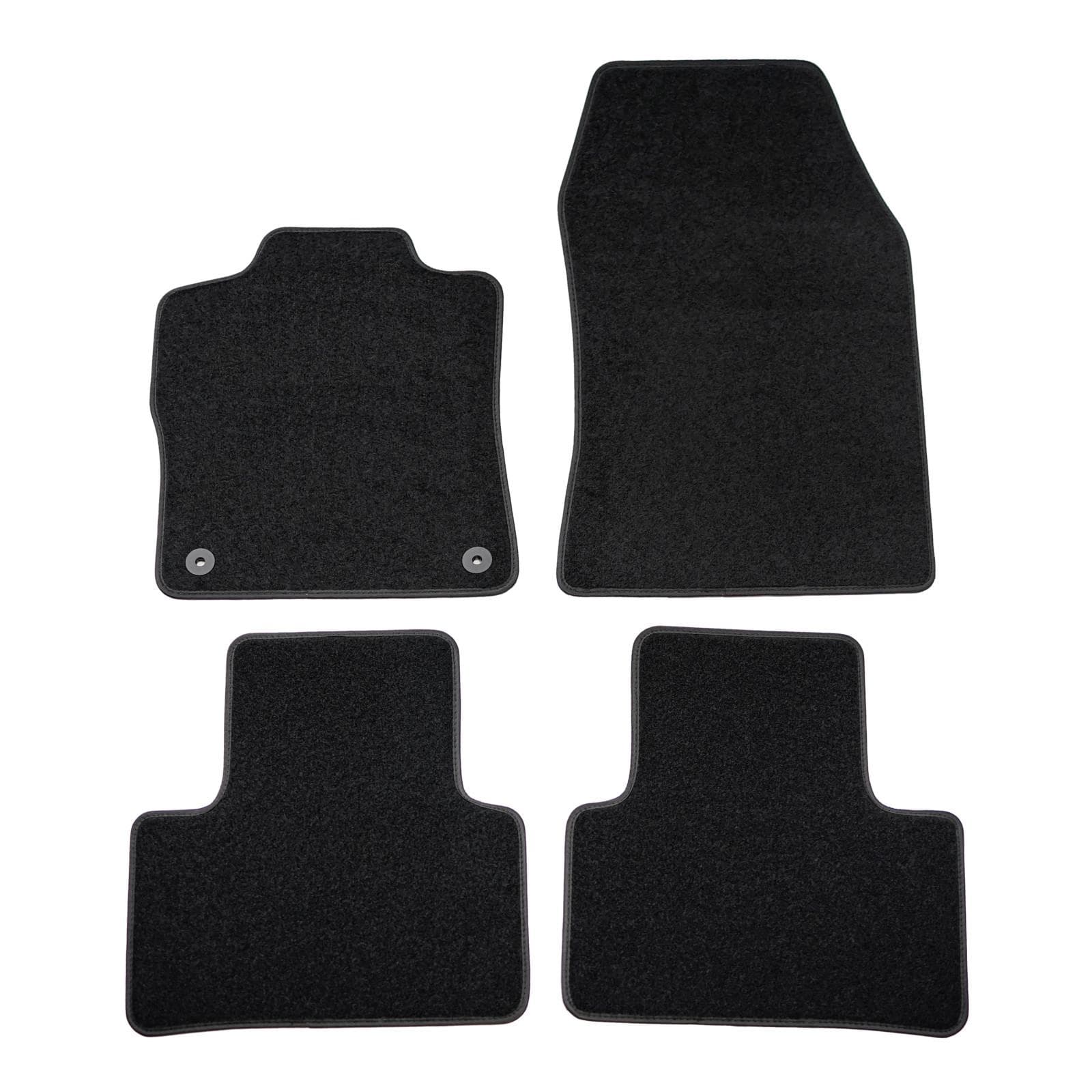 Premium black velúrové autokoberce Opel/Peugeot
