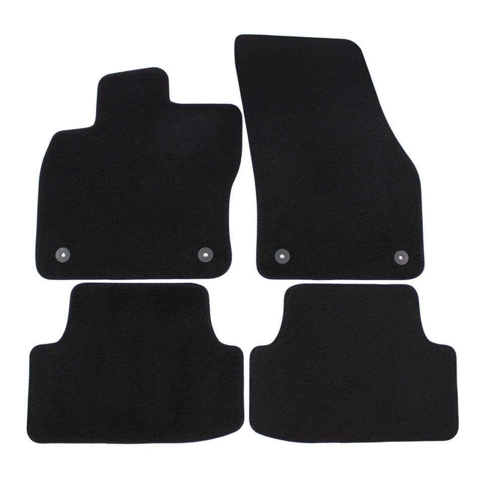 Premium black velúrové autokoberce Seat Ateca 2016- 4ks 1