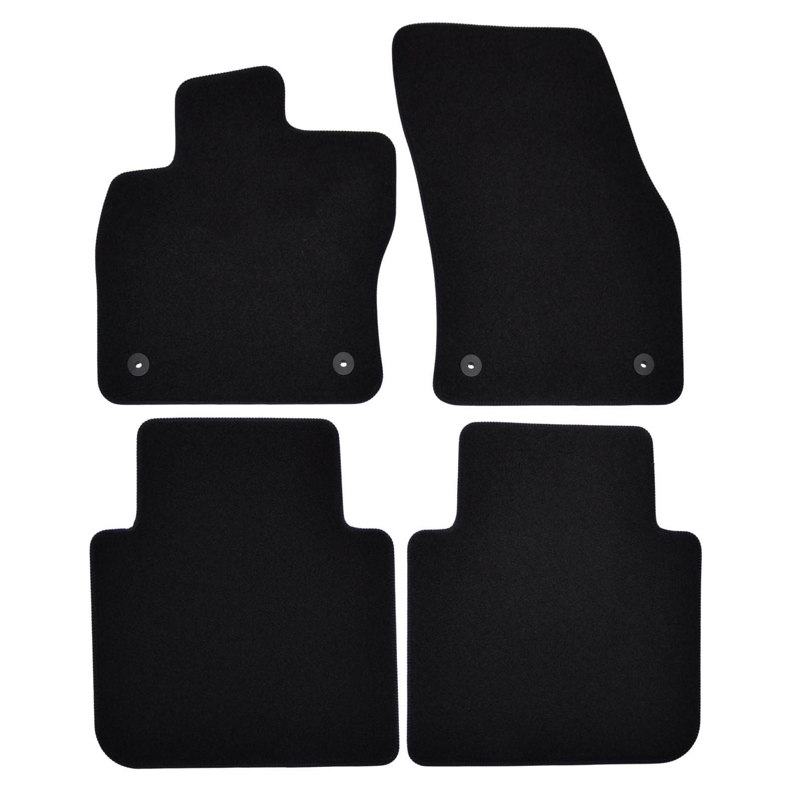 Premium black velúrové autokoberce Seat Tarraco 2019- 4ks