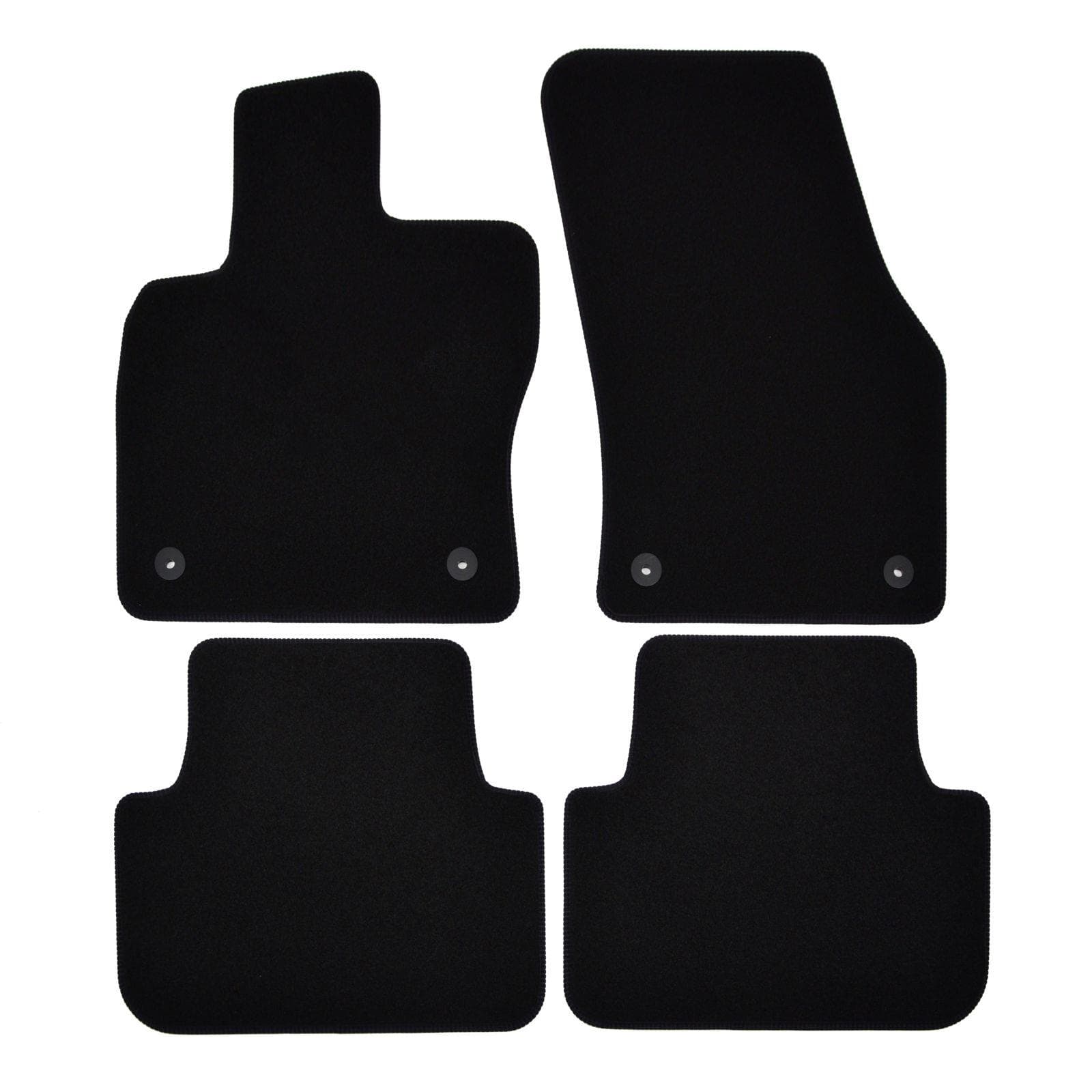 Premium black velúrové autokoberce VW Golf VII Sportsvan 2014- 4ks