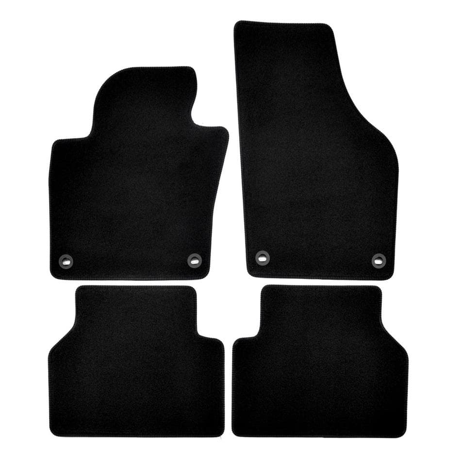 Premium black velúrové autokoberce VW Tiguan 2007-2015 4ks 1