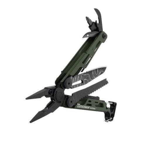 LEATHERMAN SIGNAL GREEN TOPO 1