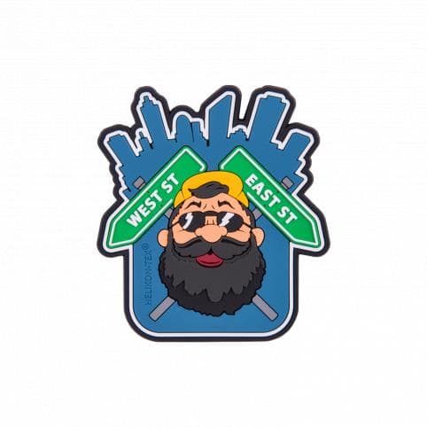 Nášivka BEARDMAN URBAN BLUE, Helikon-Tex 1