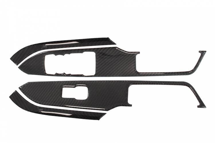 Panel so spínačmi okien s karbónovou fóliou pre Ford Mustang 15-19