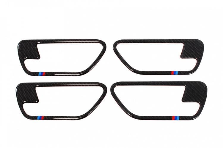 Karbónový kryt rámu kľučky dverí, interiér BMW F30, F34 1