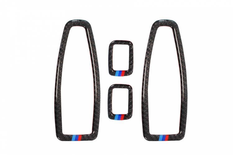 Karbónový rámček panelu spínačov okien BMW F20, F21, F30, F34