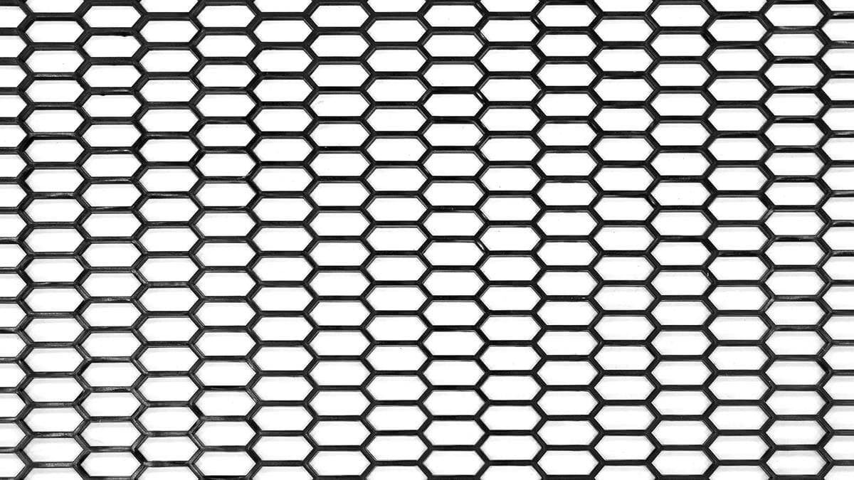 ABS sieťková mriežka Honey Comb čierna 120 x 40 cm 32 x 13 mm SLIDE PP-SI-032 1
