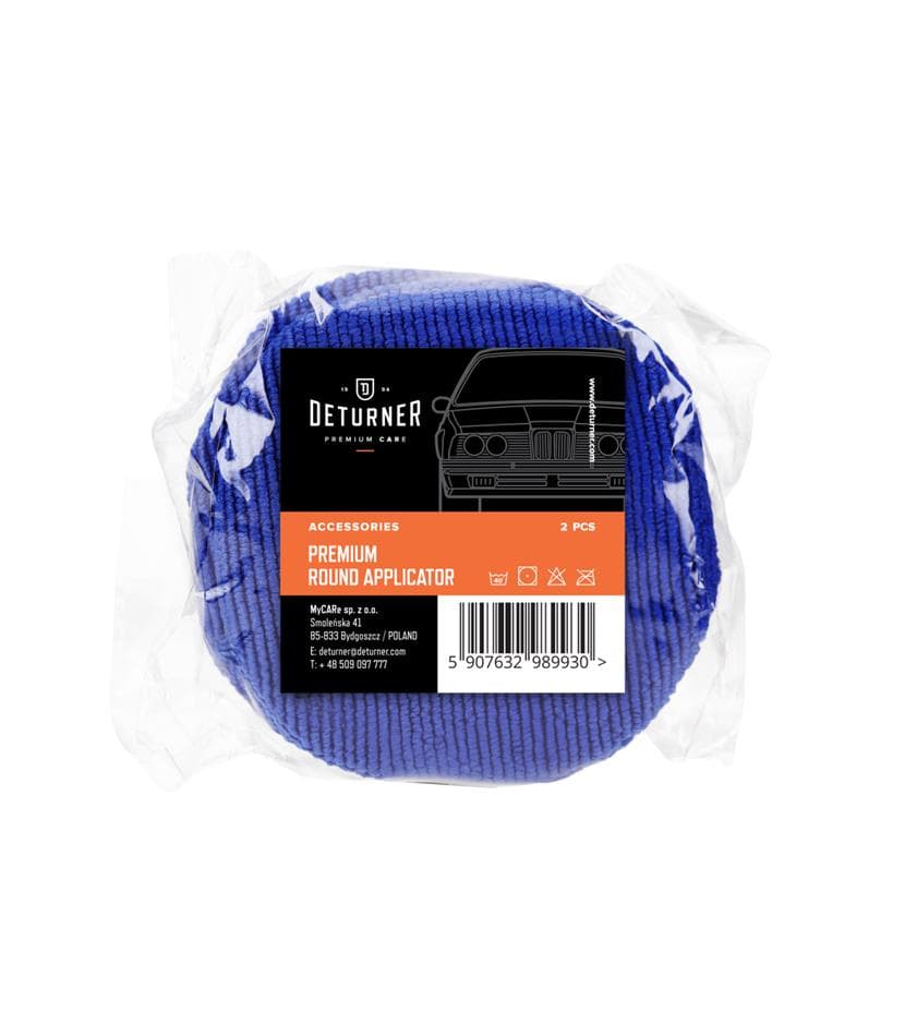 Deturner Premium round applicator - 2 ks mikrovláknové aplikátory PRA2PCS 1