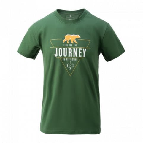 Tričko Journey to Perfection, monstera green, Helikon-Tex
