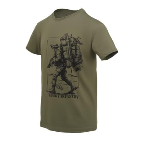 Tričko Light Infantry, olivové, Helikon-Tex (DOPREDAJ) PTS-LIF-CO-02-M