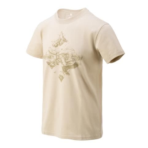 Tričko Mountain Stream, khaki, Helikon-Tex PTS-MOS-CO-13-L