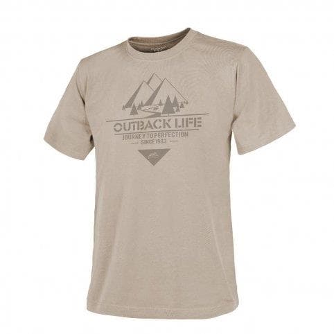 Tričko Outback Life, khaki, Helikon-Tex