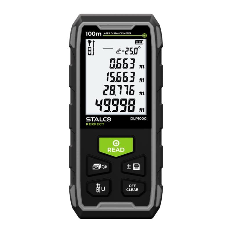 Laserový merač vzdialenosti DLP100G - 100m STALCO S058298002 1