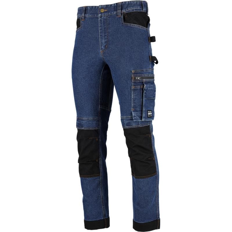 Pracovné džínsy JEAN – námornícka modrá - 4XL 1