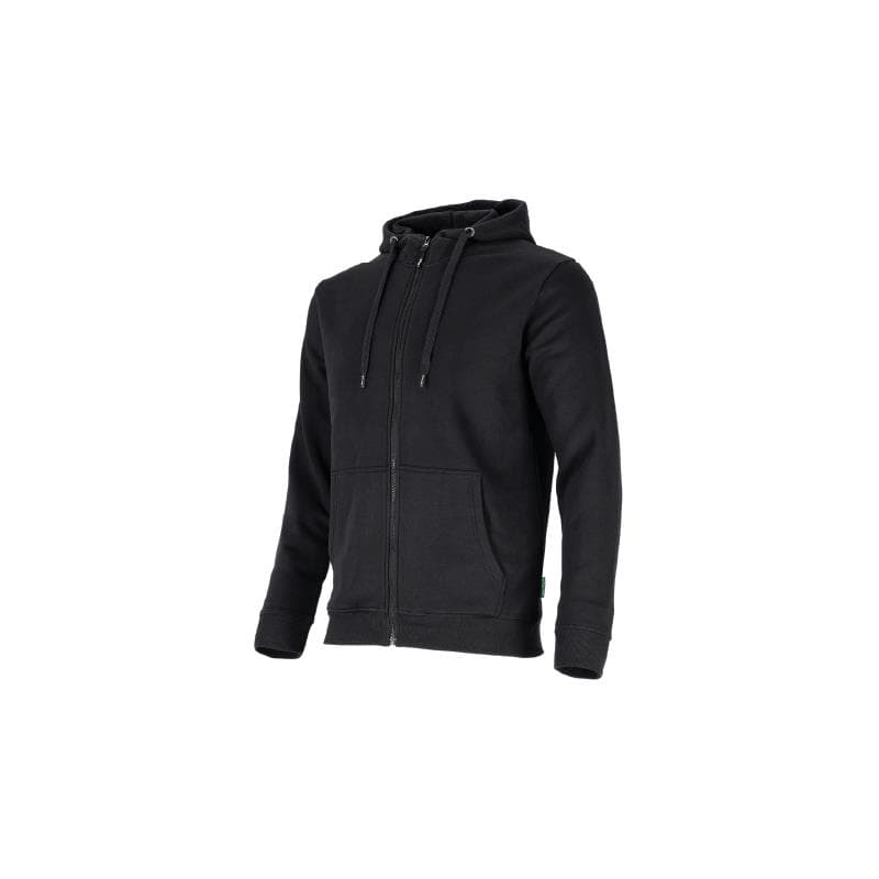 Pracovná mikina s kapucňou PORA, čierna, veľ. 2XL