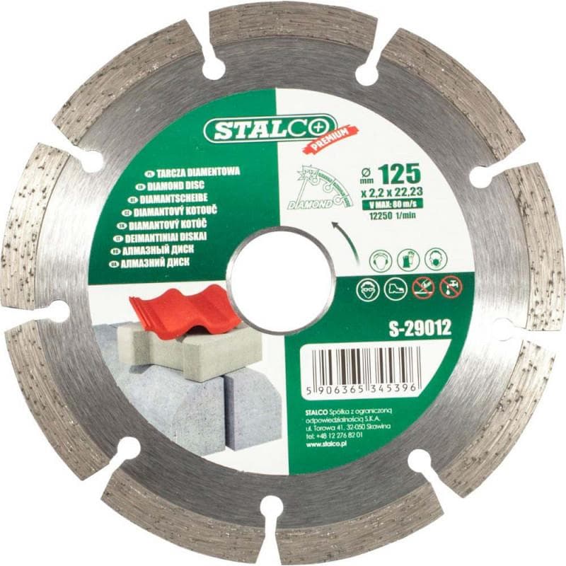 Diamantový kotúč segmentový Ø180 x 2,2 x 22,23 mm 1/25/50 - S-29018 1