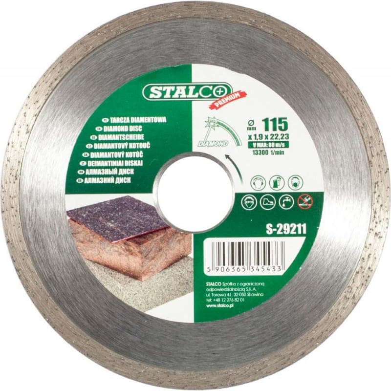 Diamantový kotúč plný Ø230 x 2,4 x 22,23 mm 1/25 - S-29223