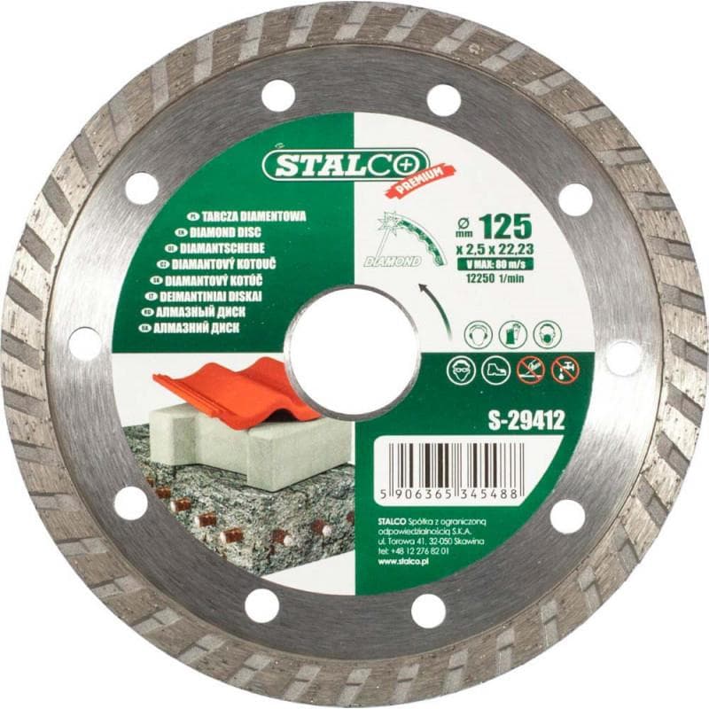 Diamantový kotúč turbo Ø115 x 1,9 x 22,23 mm 1/50/100 - S-29411