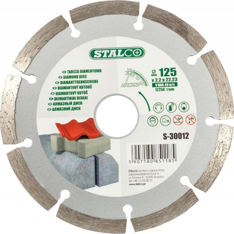 Diamantový kotúč segmentový Ø230 x 2,6 x 22,23 mm 1/25 - S-30023 1