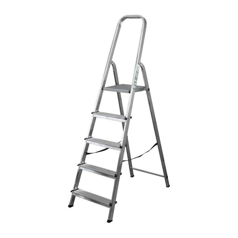 Rebrík domový 150kg 7 stupňov (s podestou), 5,6 kg, 2058 mm, 1425 mm 1/36 - S-40543 1