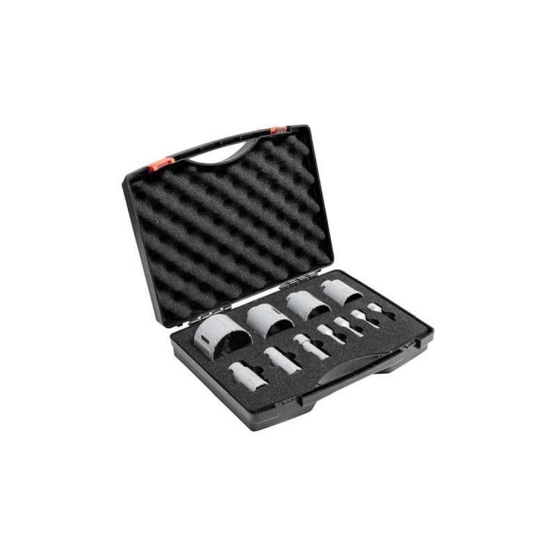 Sada korunkových diamantových vrtákov Ø 6,0 - 75,0 mm, max. 13000 rpm, 11 prvkov 1/10 - S-71038 1