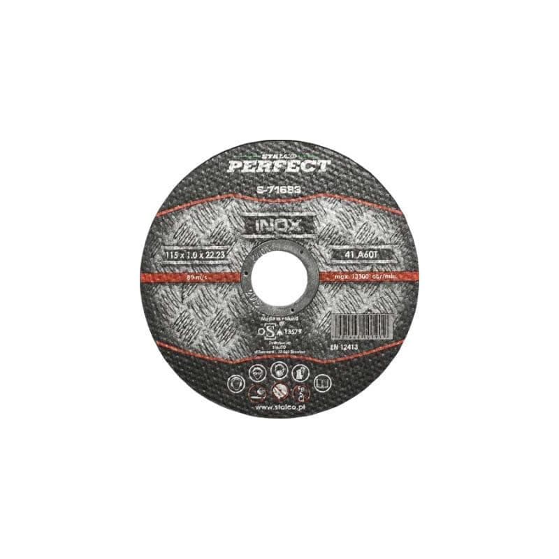 Kotúč rezný na nerez - plochý Ø 125 x 1,0 x 22, 23 mm 1/25 - S-71685 1