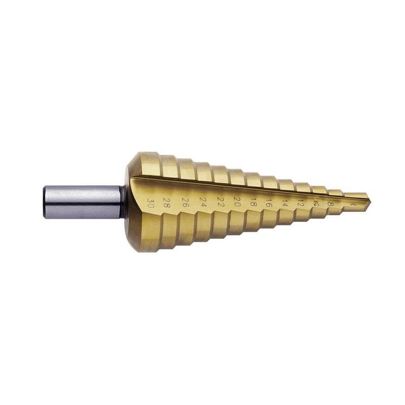 Stupňovitý vrták HSS-TiN Ø6.00-30.00 SKOK 2 MM - S-72532 1