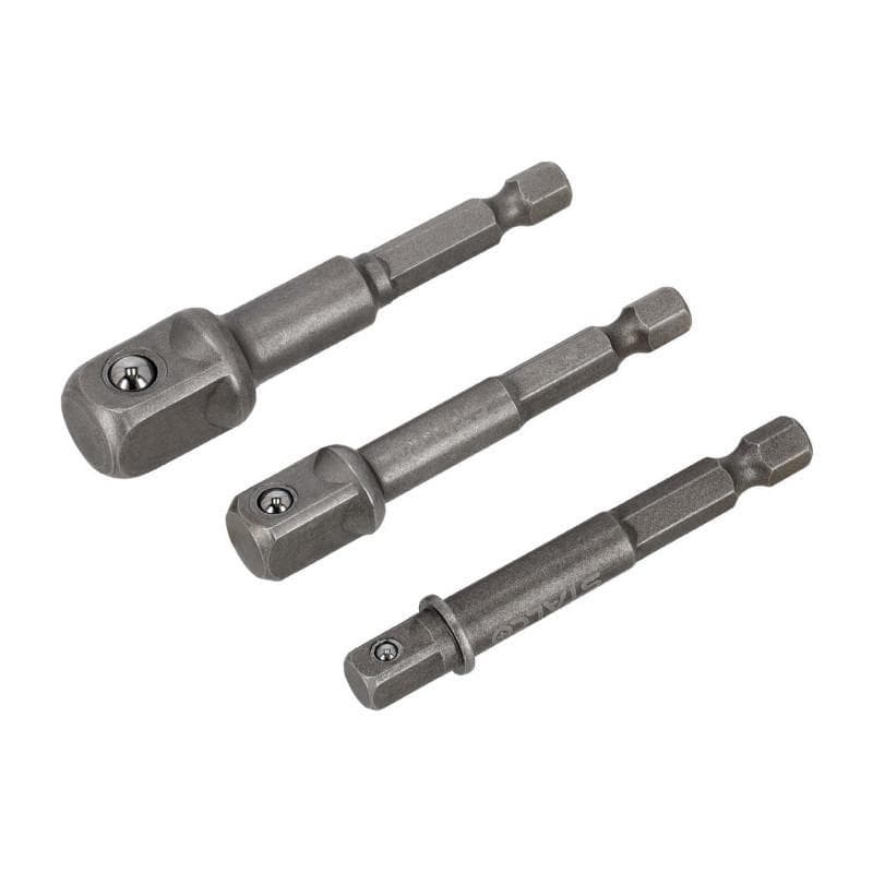 Redukcie, sada 3 prvkov 1/4", 3/8", 1/2" 1