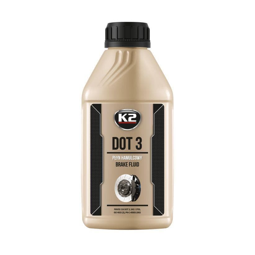 Brzdová kvapalina K2 DOT 3 0,5 L