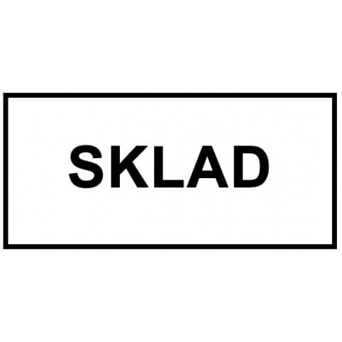 Samolepka Sklad 20x10cm 1