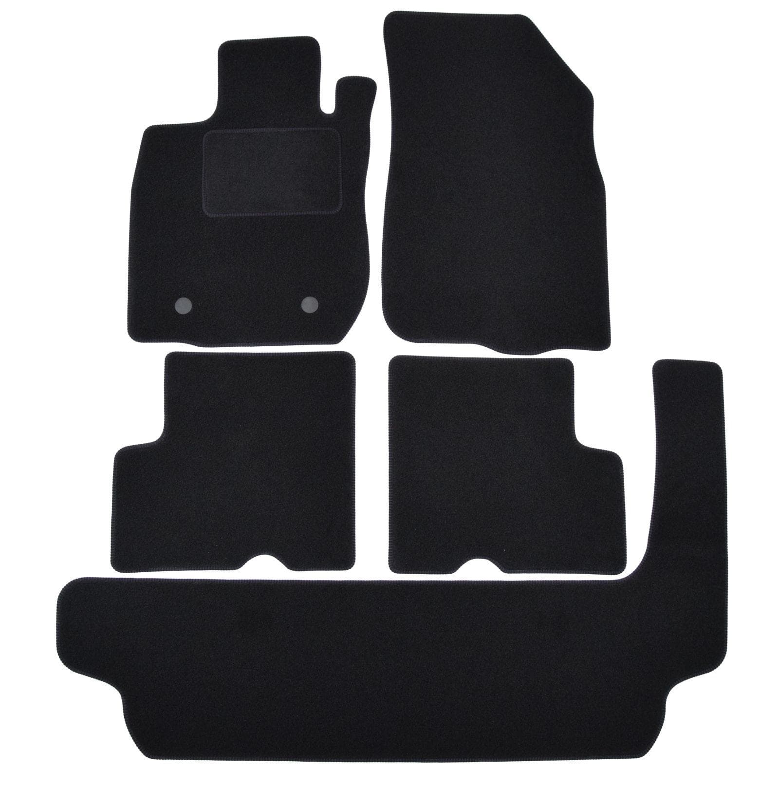 Velúrové autokoberce Dacia Logan MCV 7 miest 2006-2012 5ks