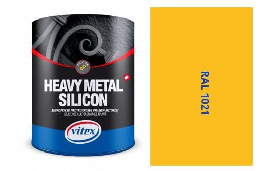 Vitex Heavy Metal Silikon - Alkydová Farba Na Kov Ral 1021 Žlto Horčičná 750ml