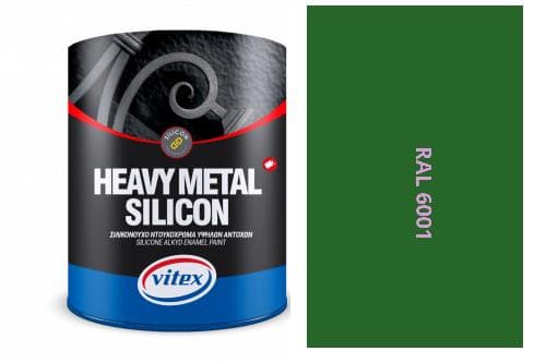 Vitex Heavy Metal Silikon - Alkydová Farba Na Kov Ral 6001 Smaragdovo Zelená 750ml