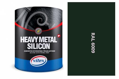 Vitex Heavy Metal Silikon - Alkydová Farba Na Kov Ral 6009 Jedlovo Zelená 750ml