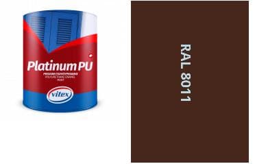 Vitex Platinum - Farba Na Drevo A Kov Saténová Ral 8011 Orieškovo Hnedá 0,75L