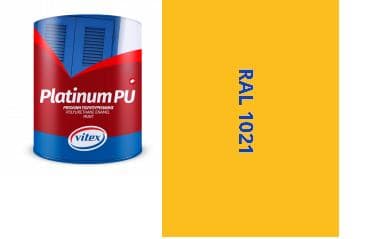 VITEX PLATINUM - farba na drevo a kov MATNÁ RAL 1021 ŽLTO HORČIČNÁ 0,75L