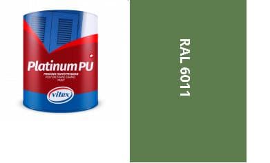 VITEX PLATINUM - farba na drevo a kov  MATNÁ RAL 6011 REZEDOVO ZELENÁ 0,75L 1