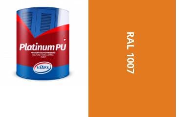 VITEX PLATINUM  - farba na drevo a kov MATNÁ RAL 1007 ŽLTO NARCISOVÁ 0,75L 1