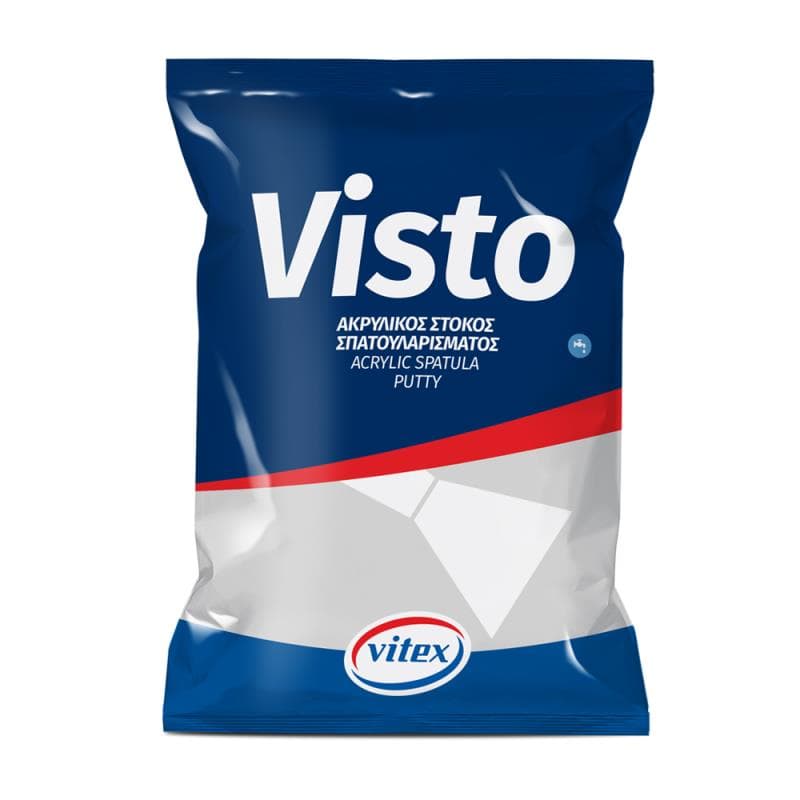VITEX VISTO spatula putty akrylovy tmel biely 5kg 1
