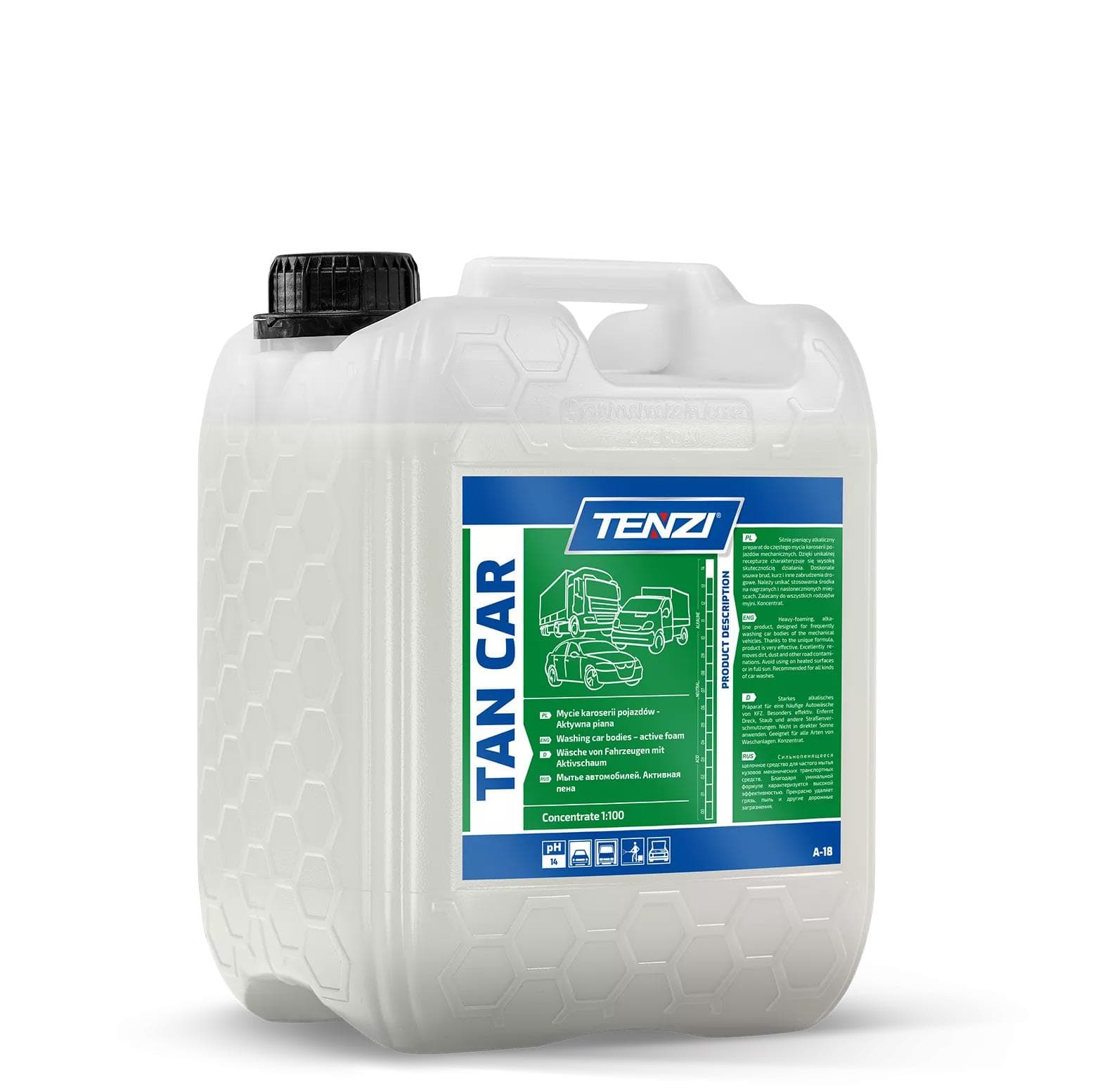 TENZI Tan Car - Akívny penový čistič karosérie pre motorové vozidlá 10L WAA018A010AS002