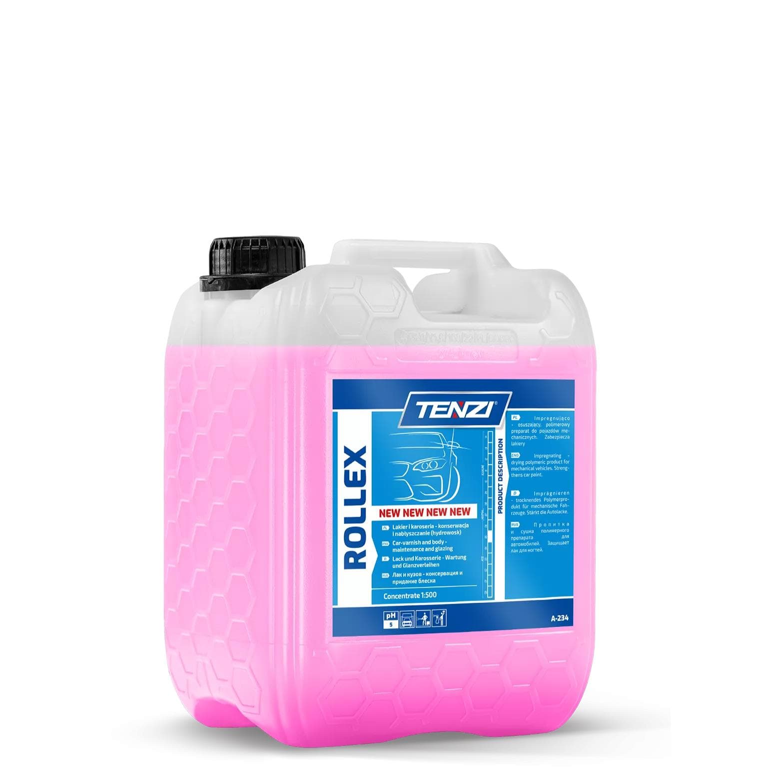 TENZI ROLLEX - Zosilňovač lesku pre umývanie áut, ochrana laku na báze polymérov 5L WAA234A005AS000