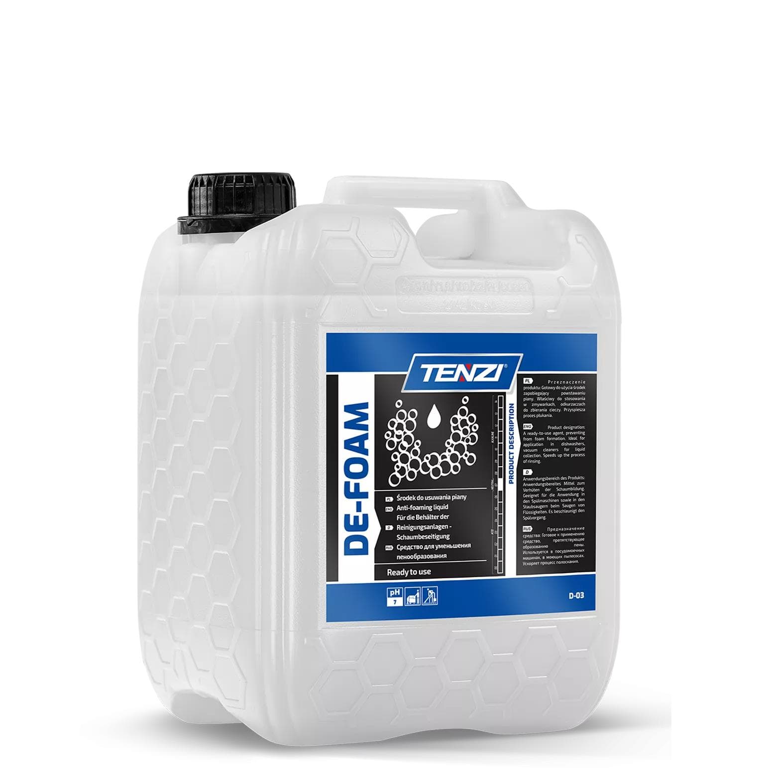 TENZI De-Foam - Neutralizátor peny 10L WDD003A010AS000