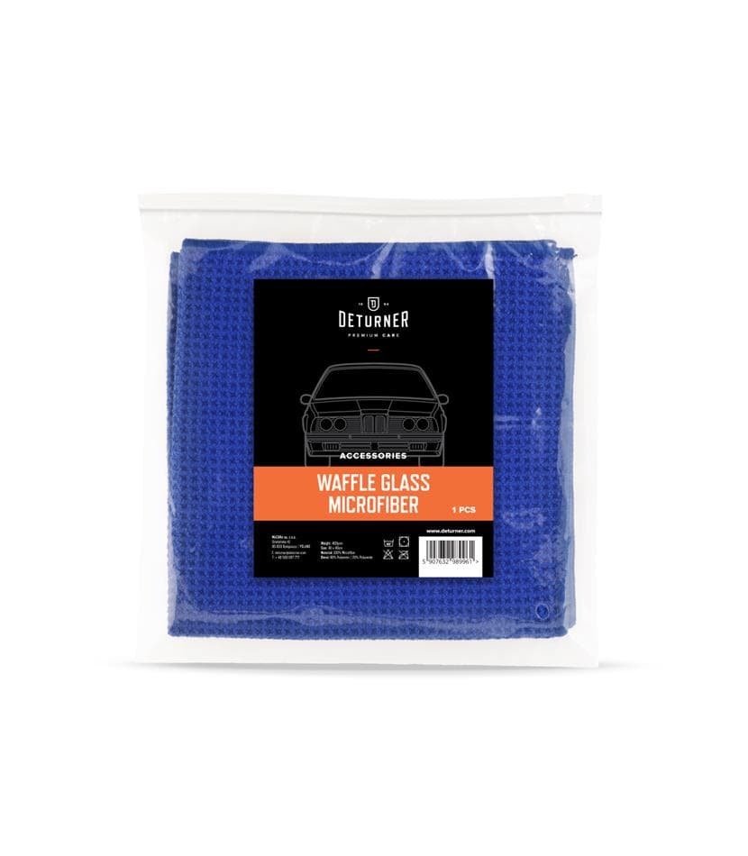 Deturner Waffle Glass mikrovláknová utierka - 1 ks na sklá (40 x 40 cm) WGM