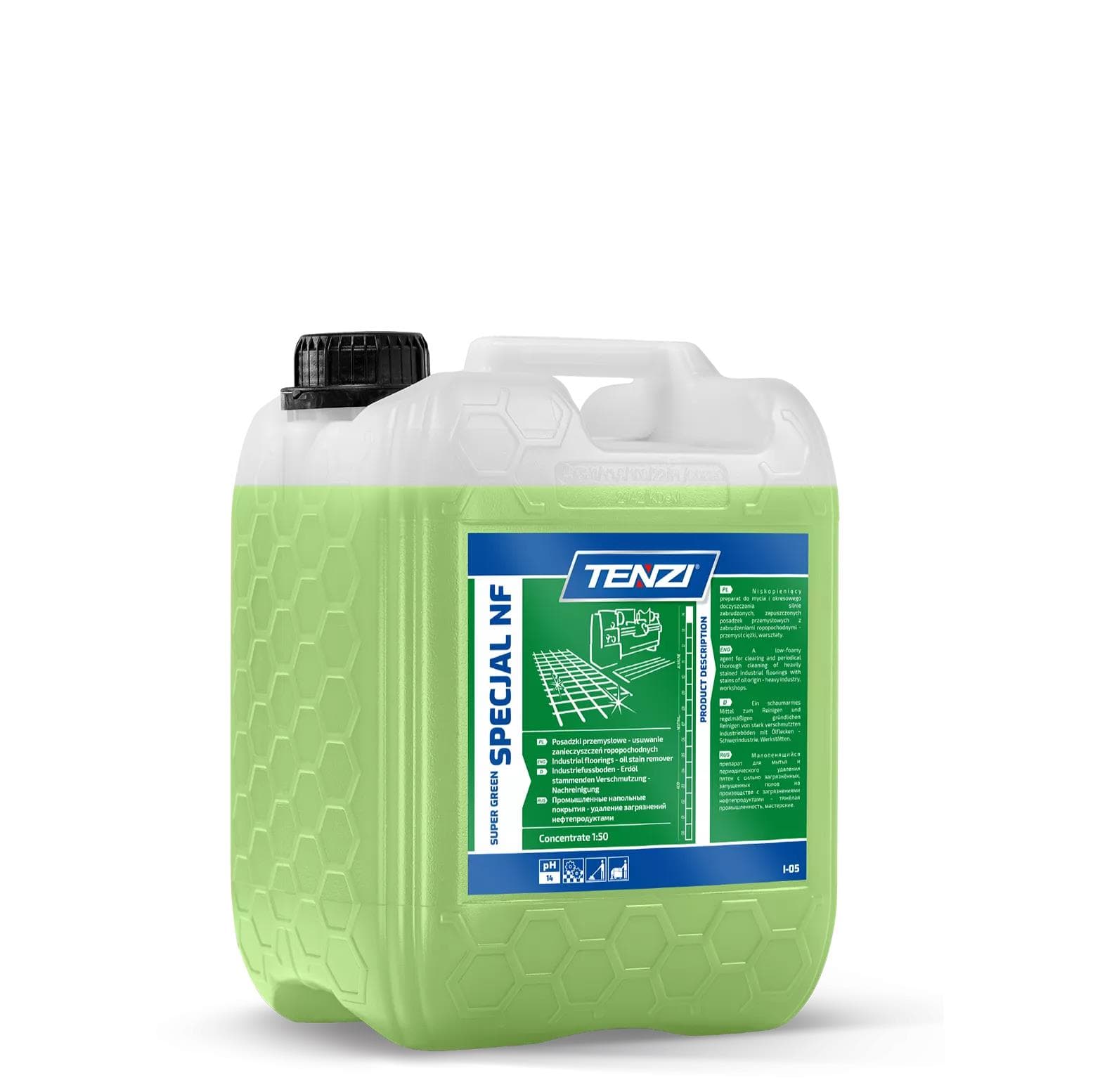 TENZI Super Green Specjal NF - Čistič podláh do dielne 5L WII005A005AN000