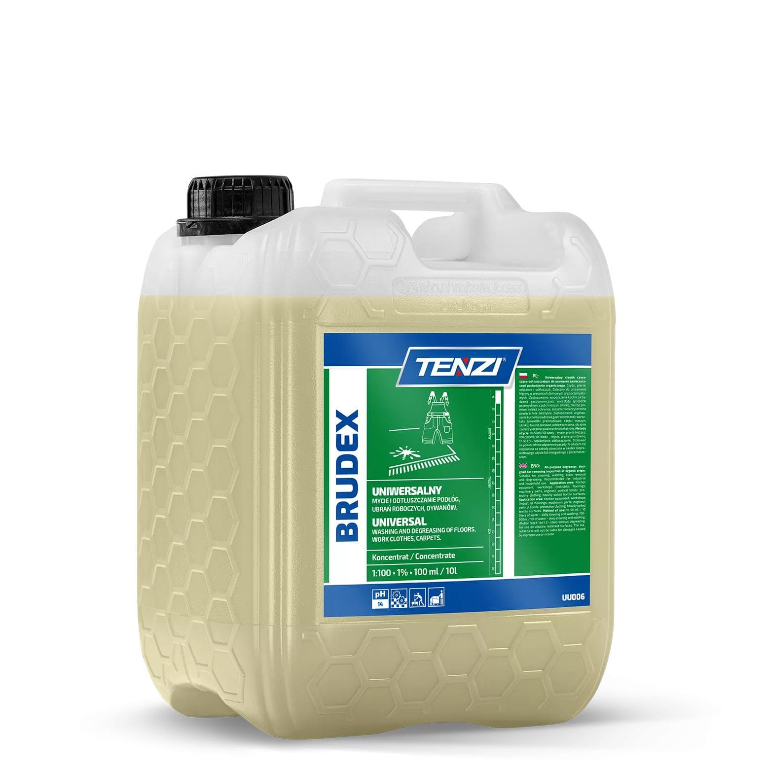 TENZI BRUDEX - Odstraňovač škvŕn a odmasťovač 10L WUU006A010AS000