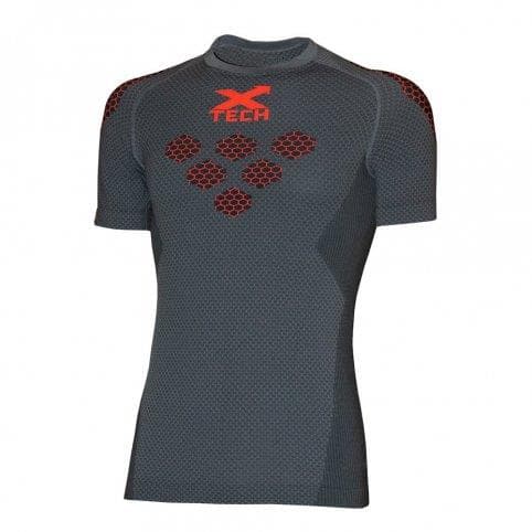 Funkčné tričko MAGLIA EXAGON, -5/+25°C, sivé, krátky rukáv, XTECH 1