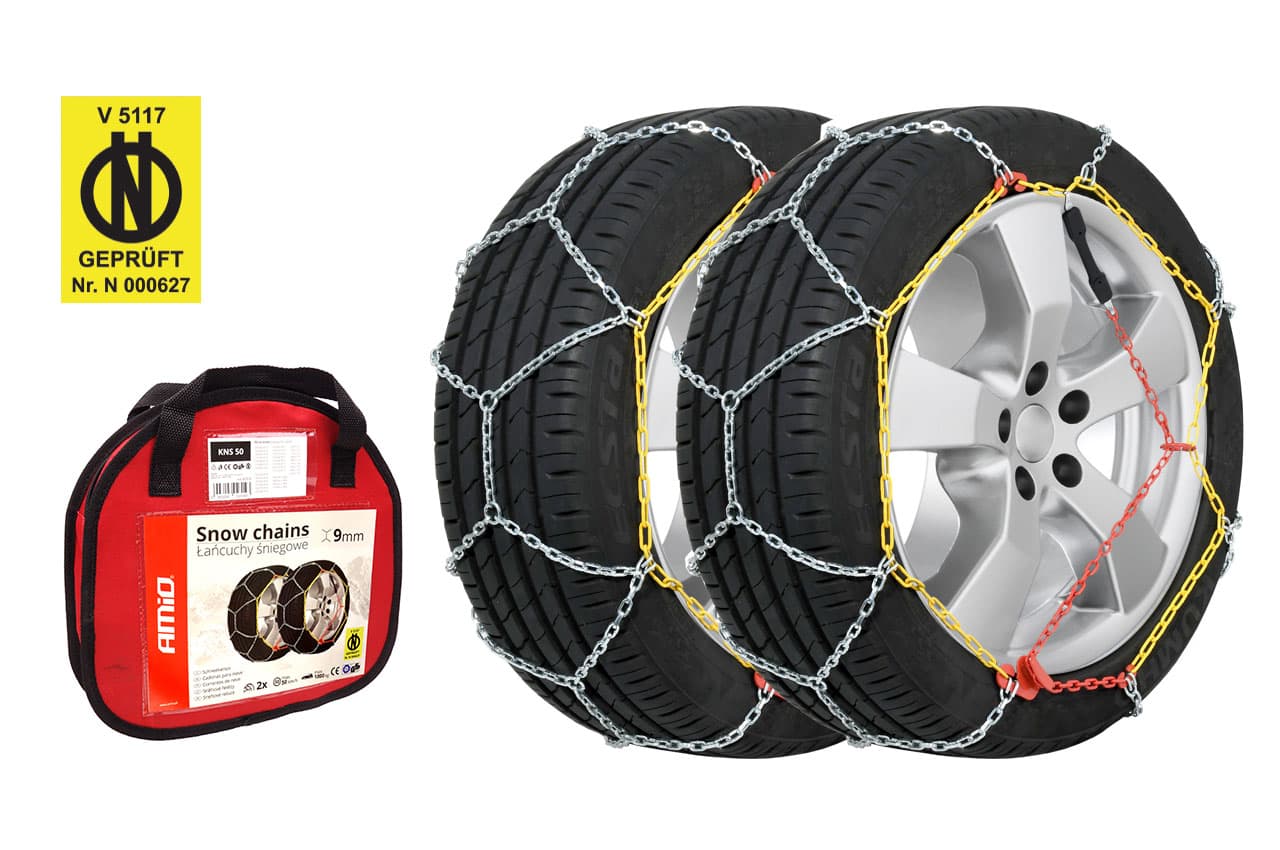 Snehové reťaze Ö-Norm 9mm + NYLON BAG KN80 1