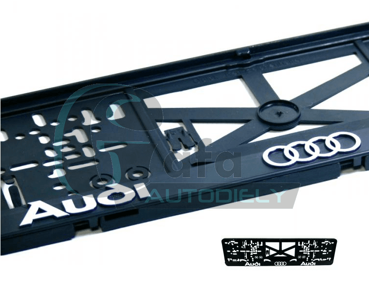 Podložka pod ŠPZ Audi 3D 2ks 1