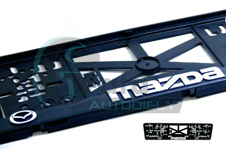Podložka pod ŠPZ Mazda 3D 2ks 1